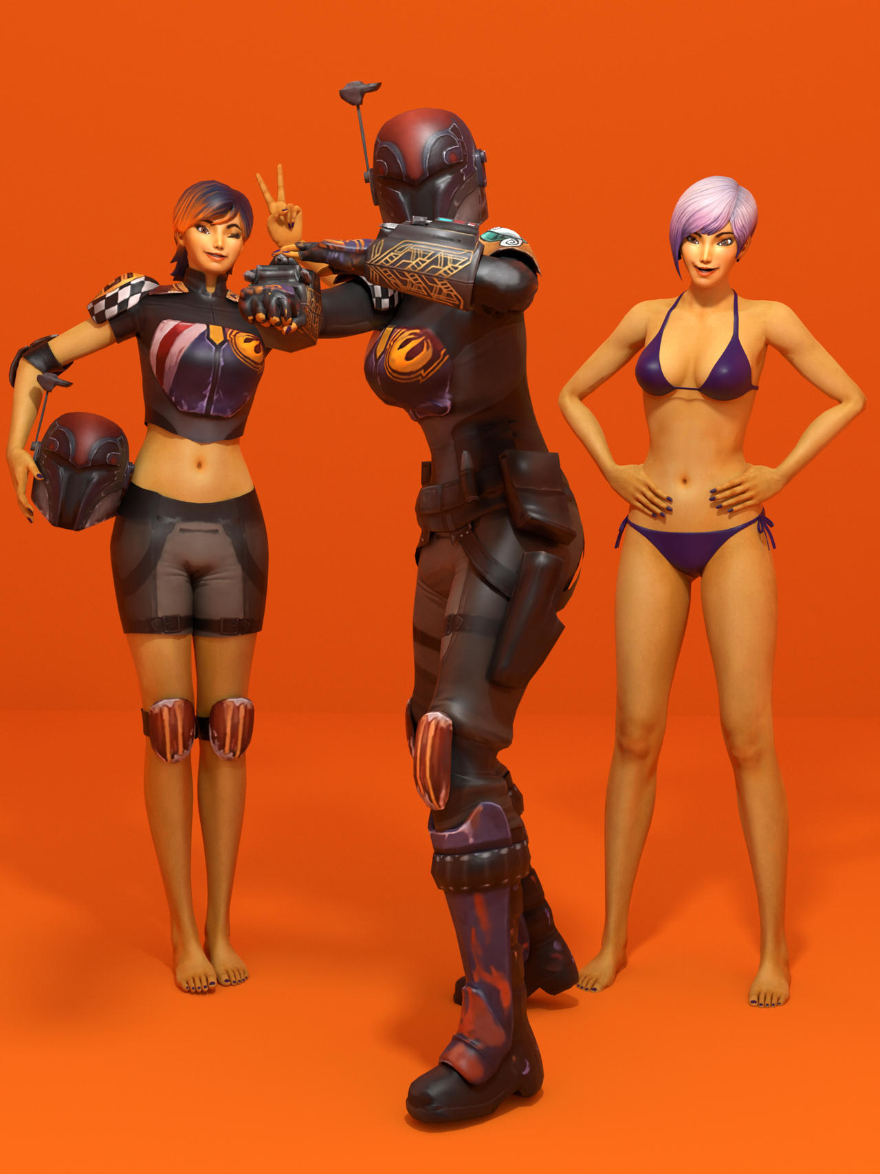 Sabine Wren (Star Wars) Rule 34 Image