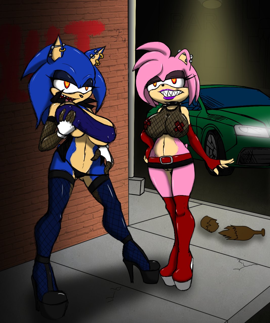 Amy Rose (Sega) Rule 34 Image