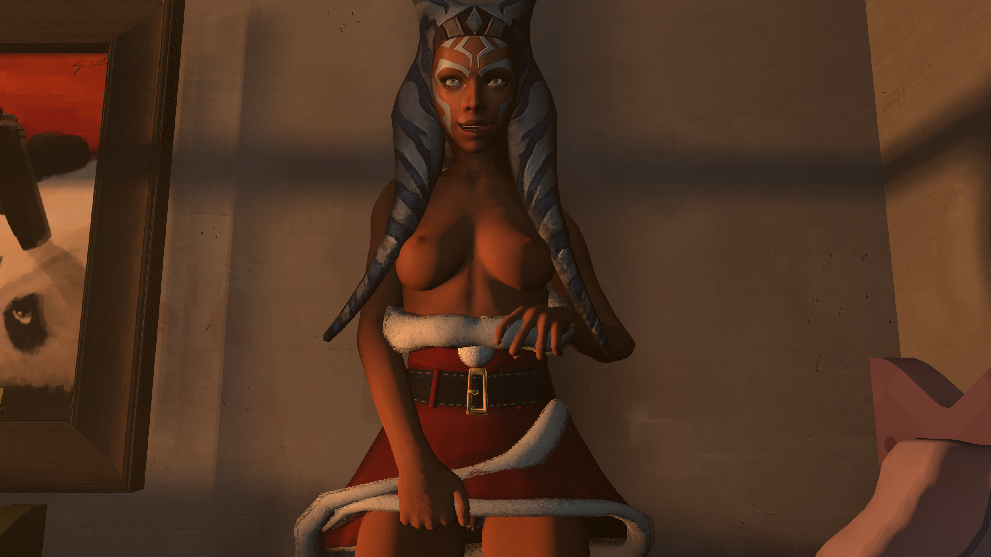 Ahsoka Tano (Christmas) Rule 34 Image