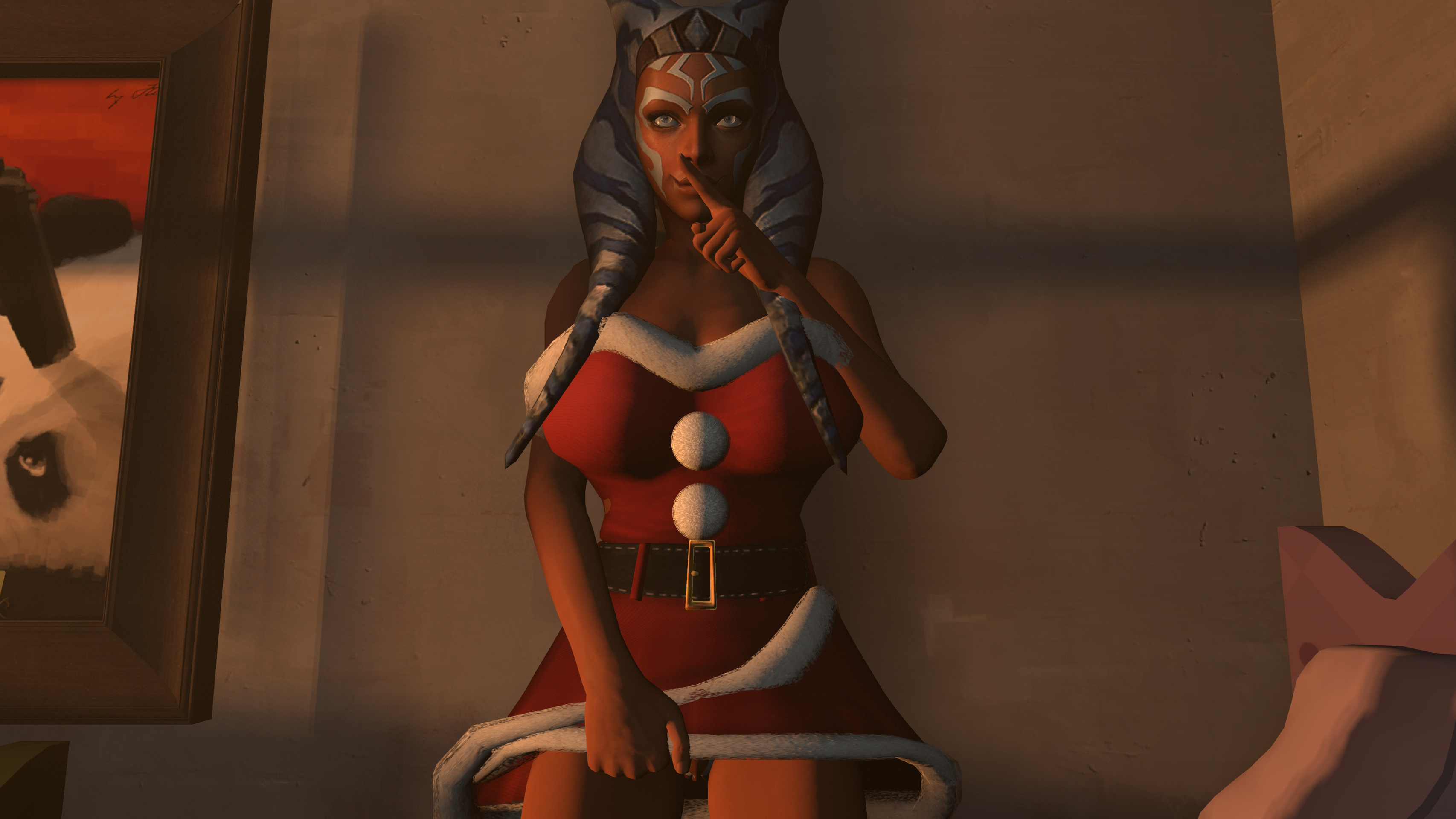 Ahsoka Tano (Christmas) Rule 34 Image