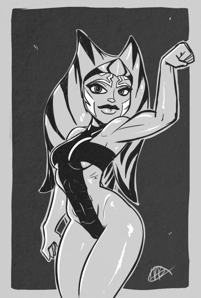 Ahsoka Tano (Star Wars) Rule 34 Image