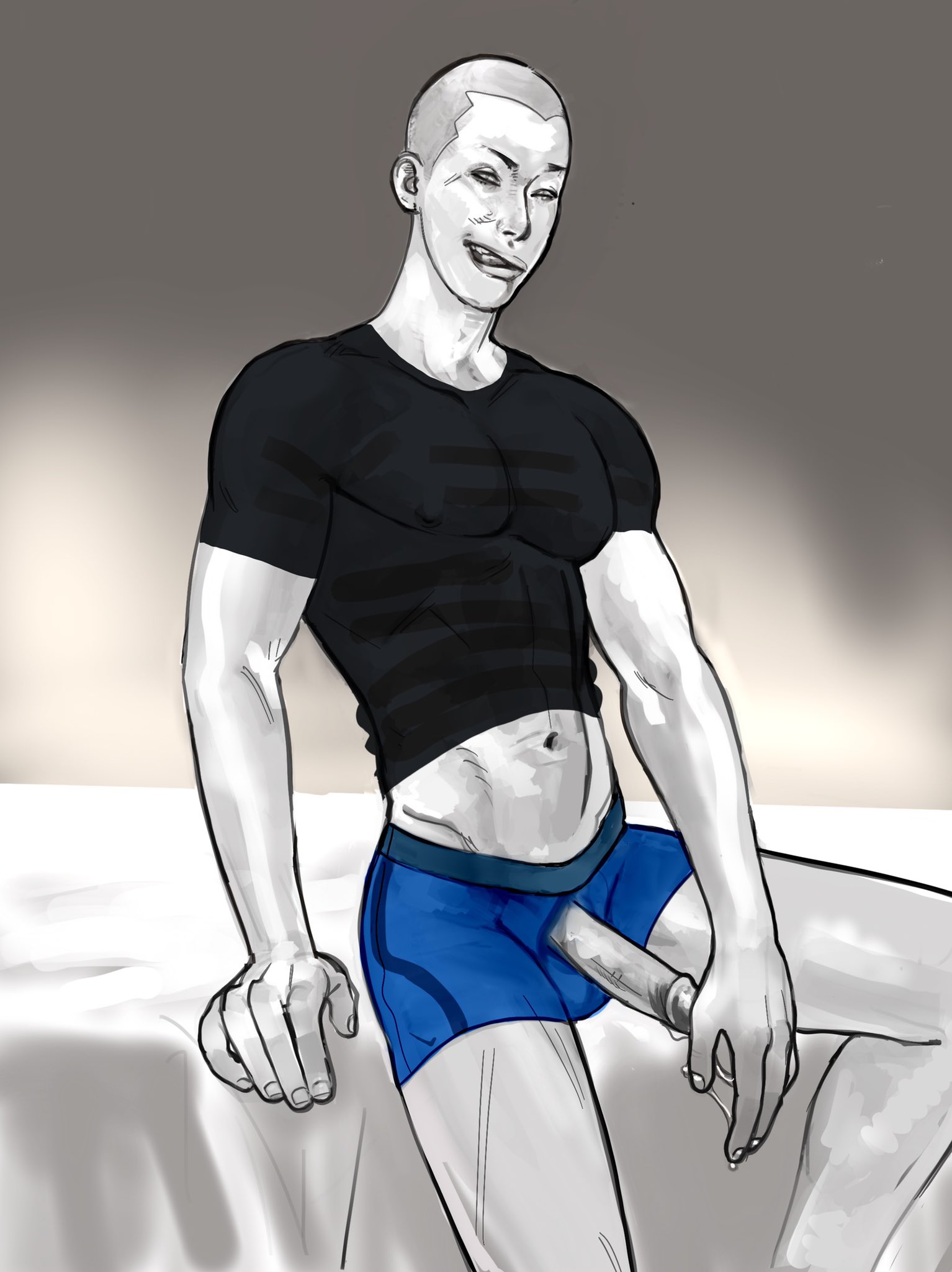 Tanaka Ryuunosuke (Haikyuu!!) Rule 34 Image