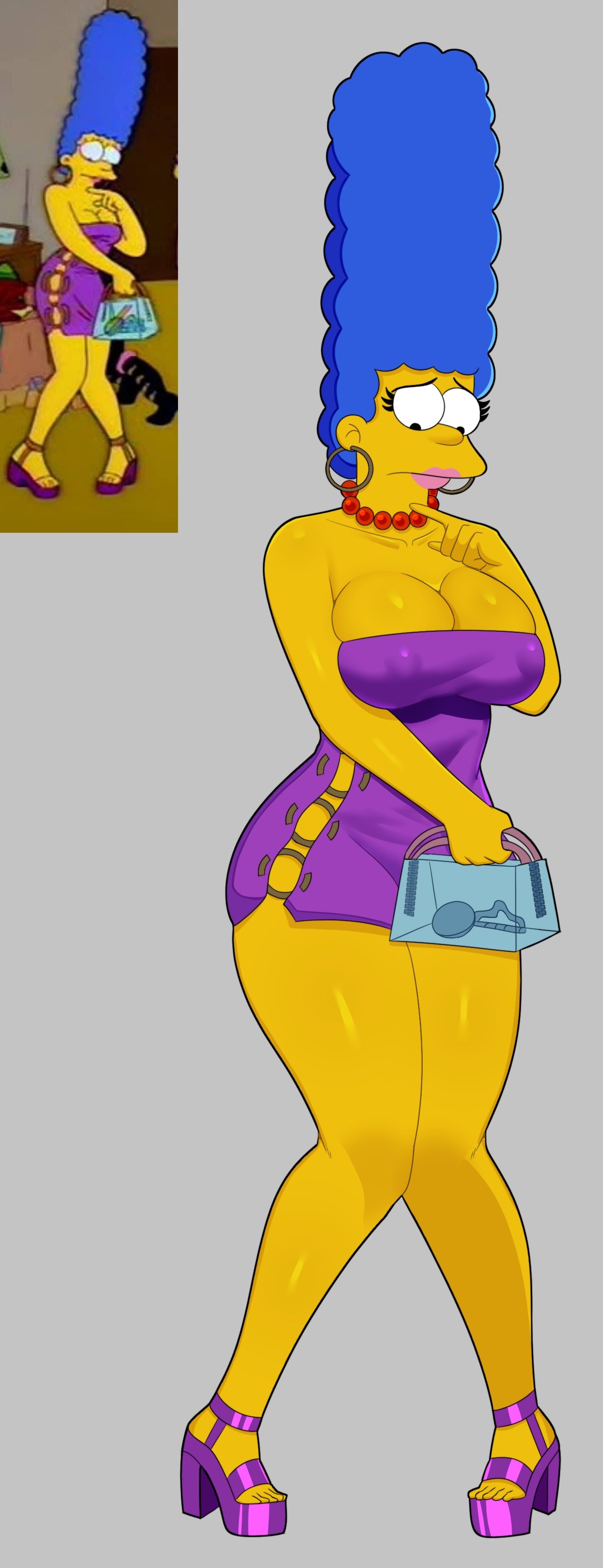 Marge Simpson (The Simpsons) Rule 34 Image