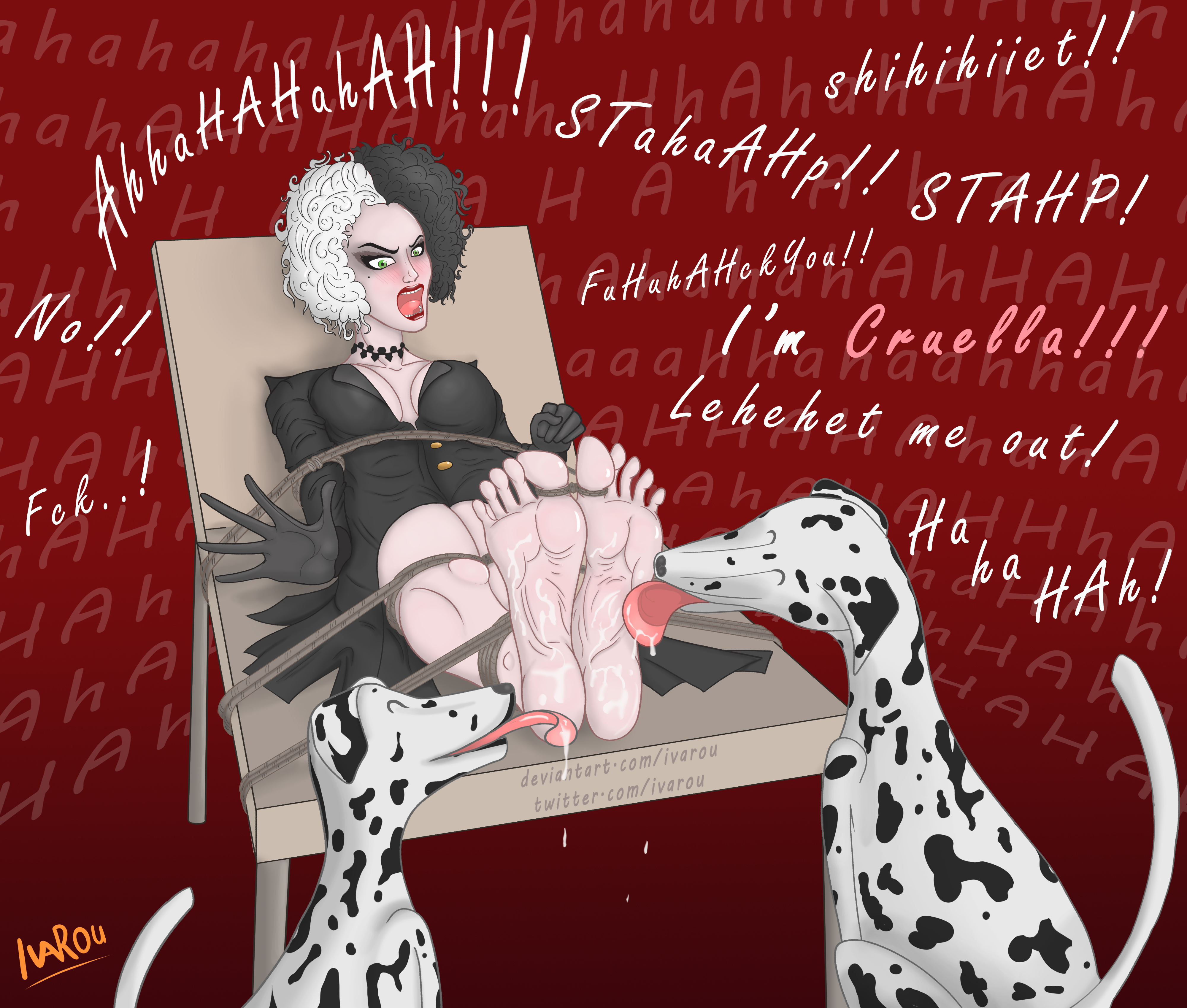 Cruella De Vil (101 Dalmatians) Rule 34 Image