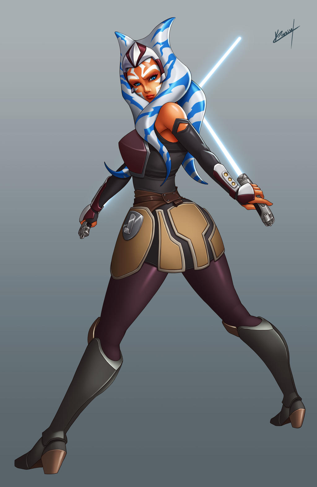 Ahsoka Tano (Star Wars) Rule 34 Image