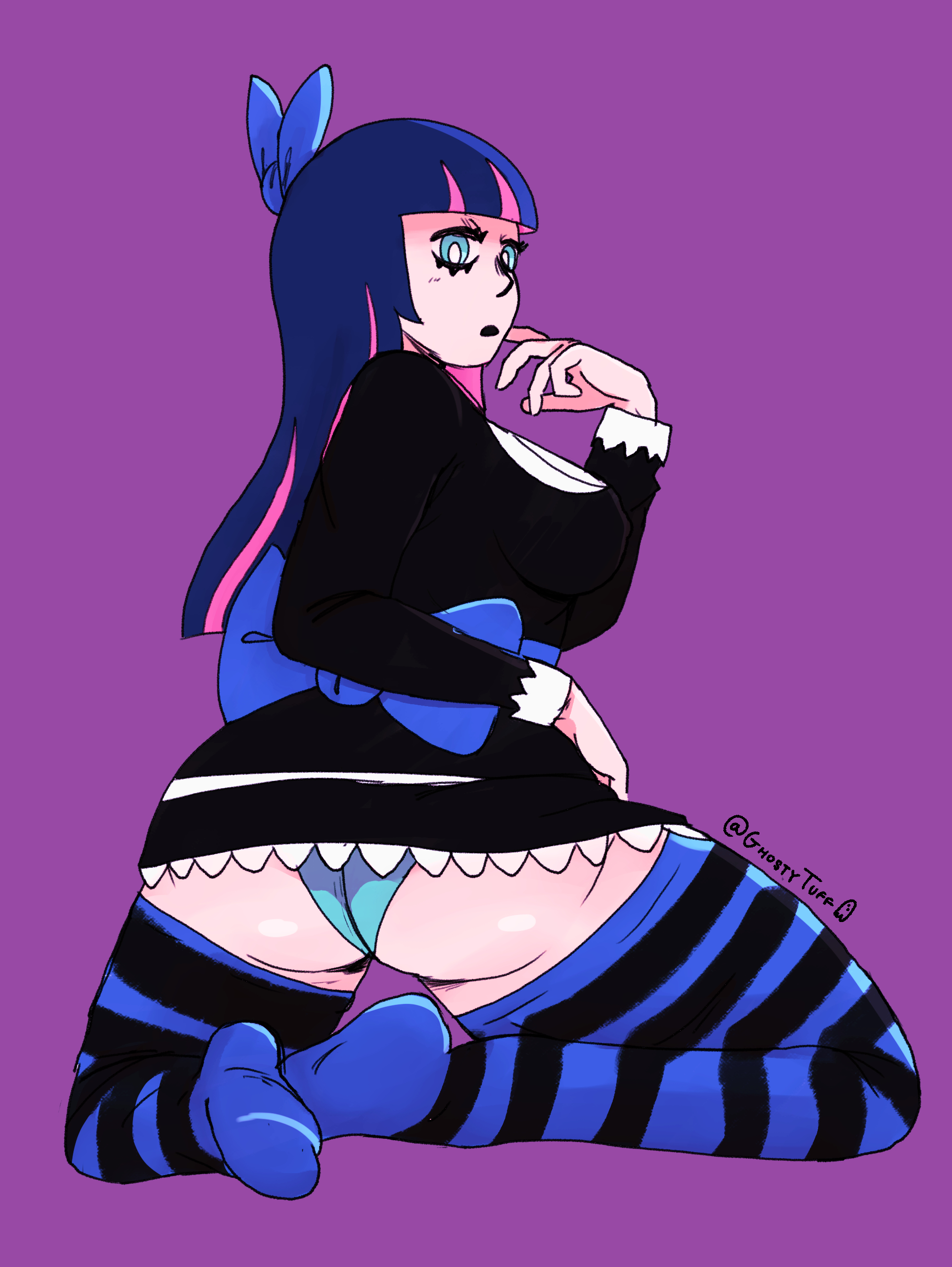 Stocking Anarchy (Panty & Stocking With Garterbelt) Rule 34 Image