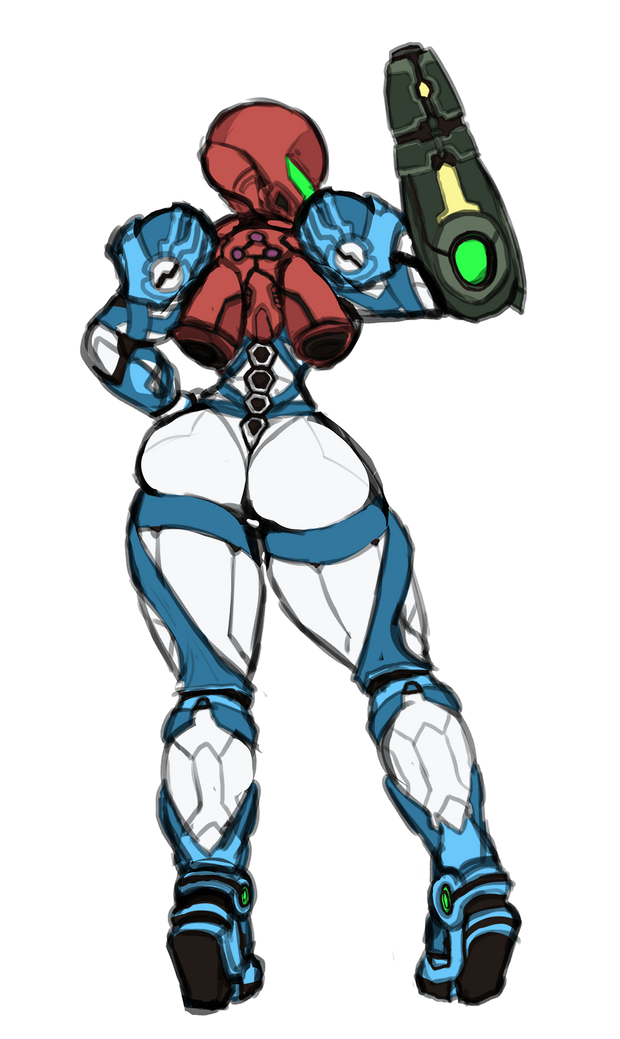 Armored Samus (Metroid) Rule 34 Image