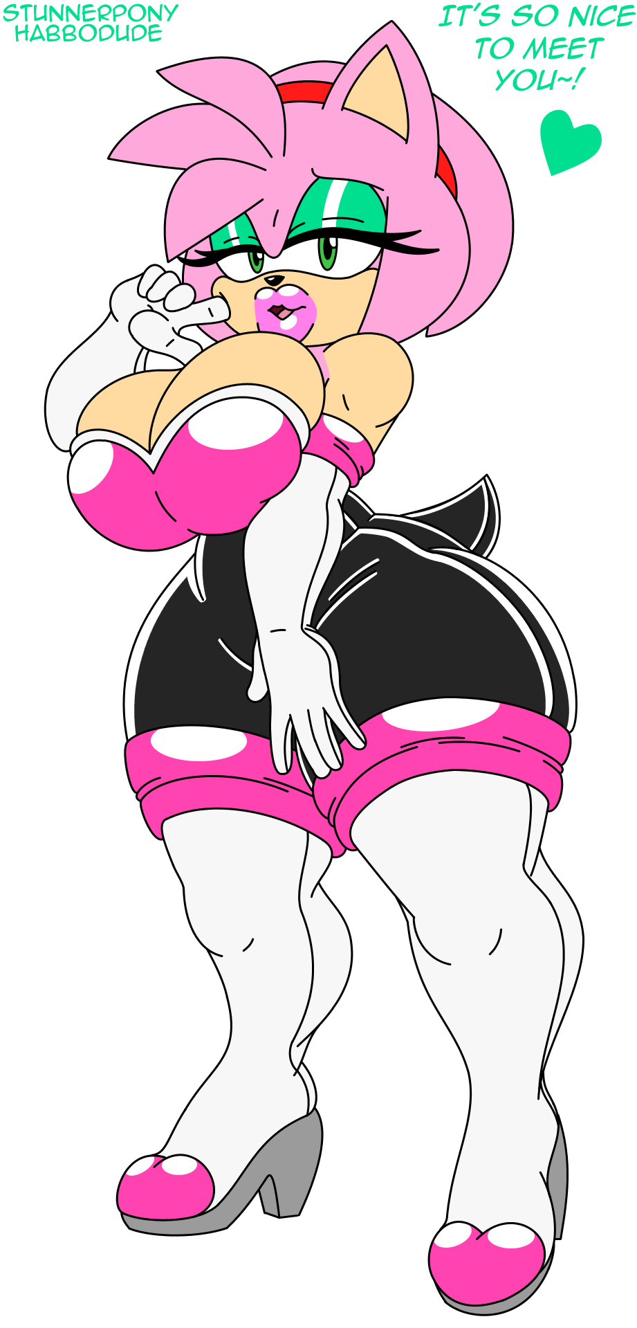 Amy Rose (Sega) Rule 34 Image