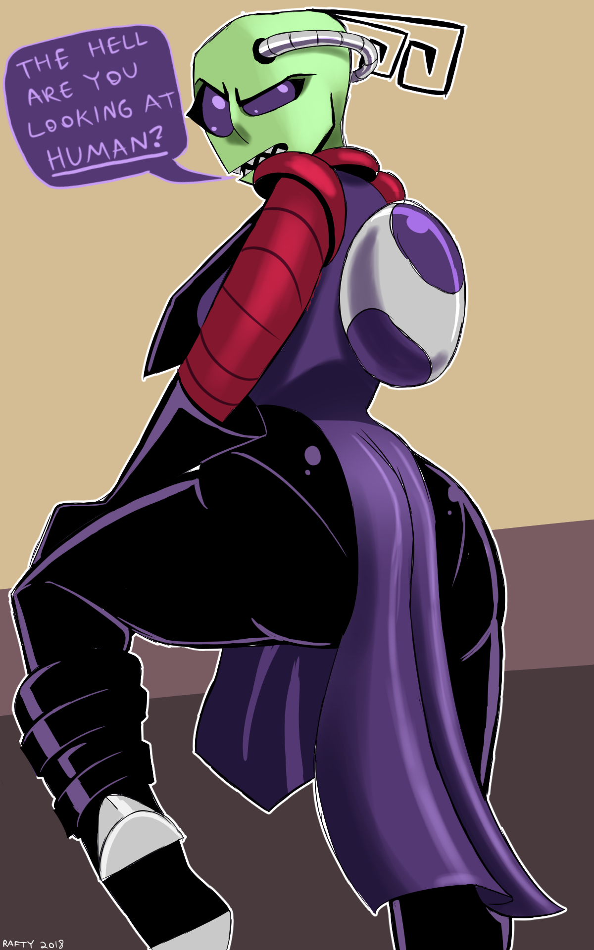 Tak (Invader Zim) Rule 34 Image