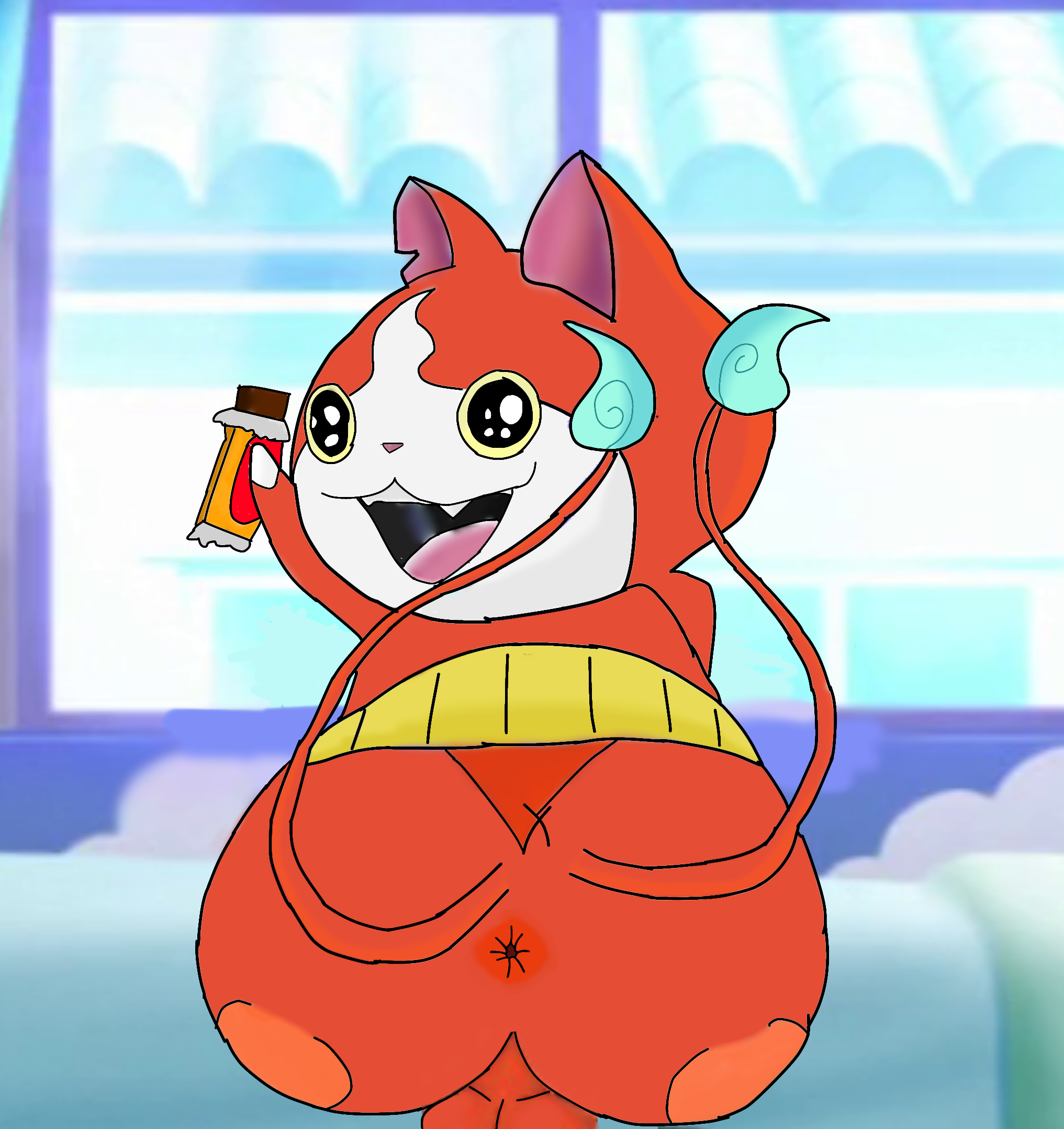Jibanyan (Asian Mythology) Rule 34 Image