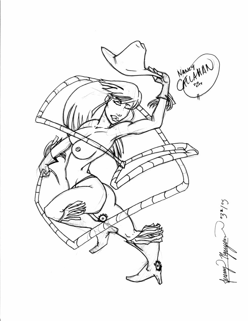 Nancy Callahan (Dark Horse) Rule 34 Image