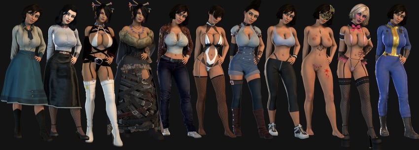 Elizabeth Comstock (Bioshock) Rule 34 Image