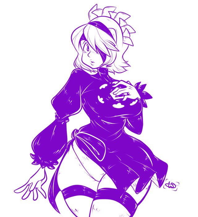 Filia (Skullgirls) Rule 34 Image