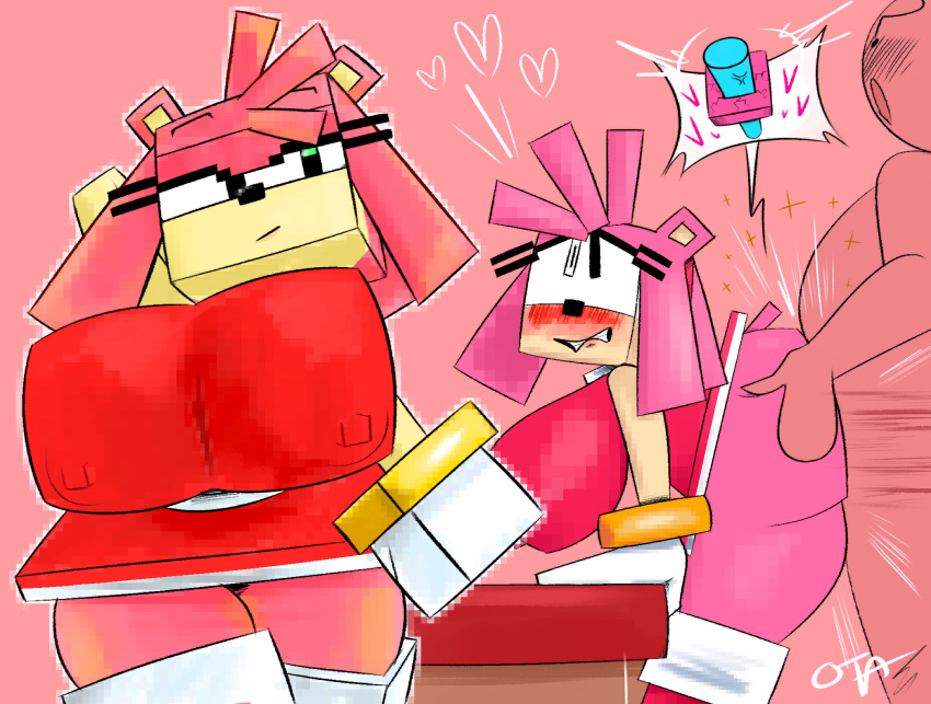 Amy Rose (Minecraft) Rule 34 Image
