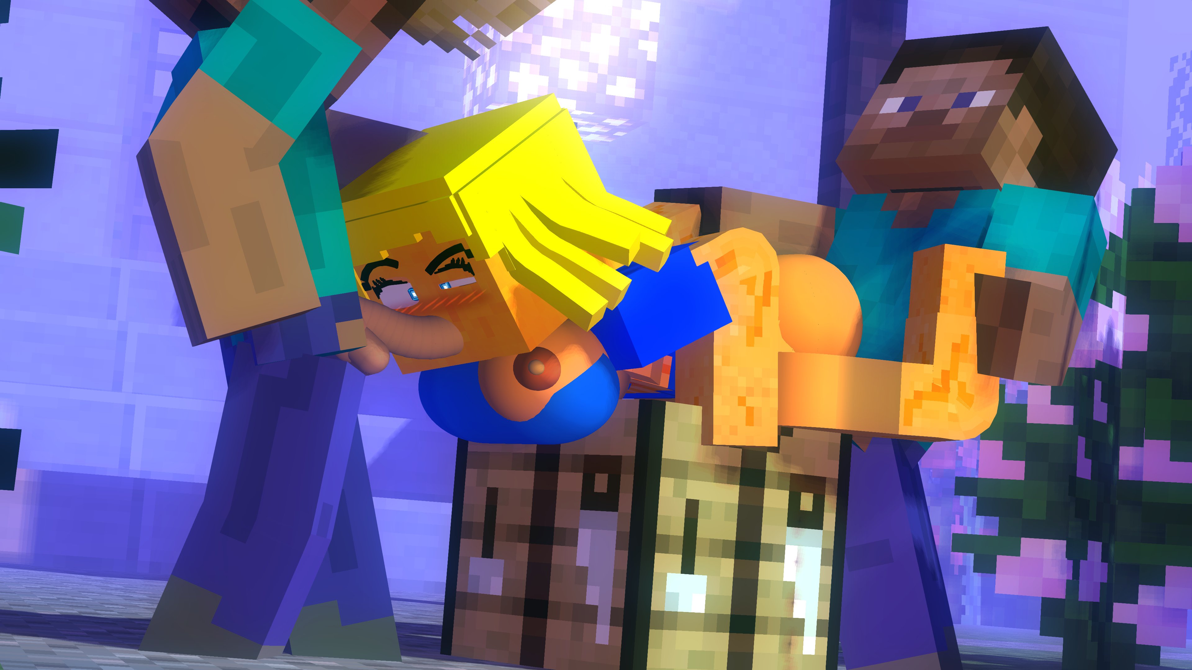 Steve (Minecraft) Rule 34 Image