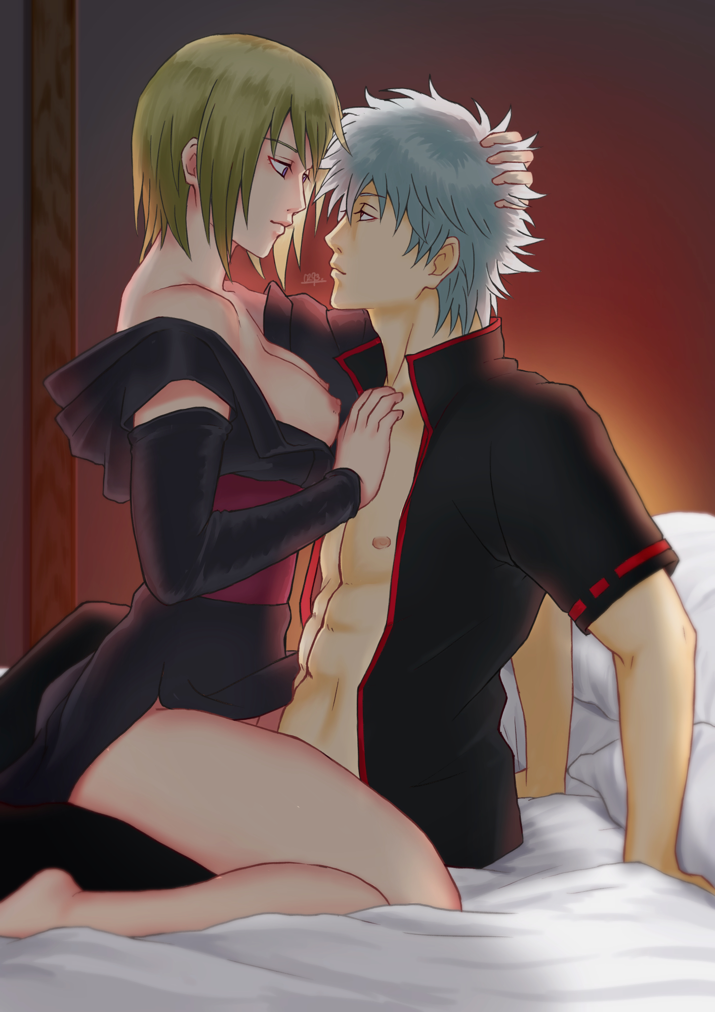 Gintoki Sakata (Gintama) Rule 34 Image