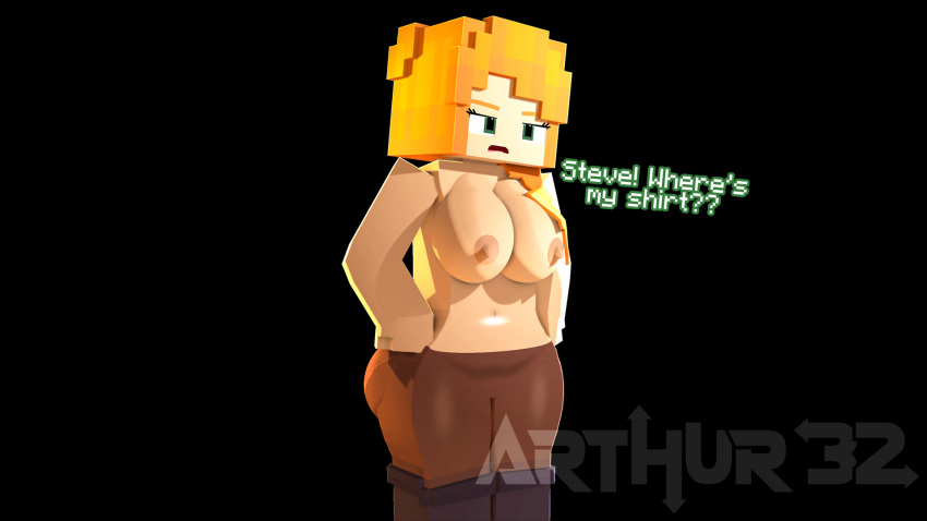 Alex (Minecraft) Rule 34 Image