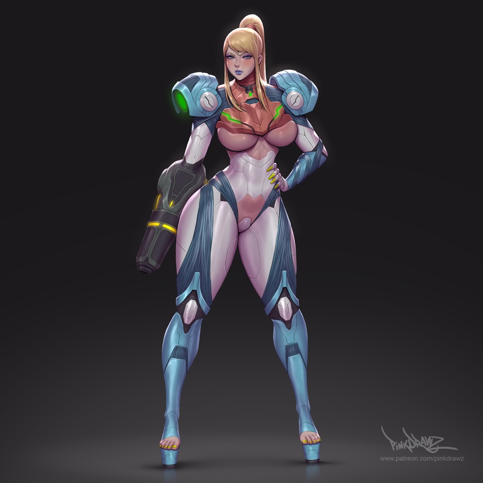 Armored Samus (Metroid) Rule 34 Image