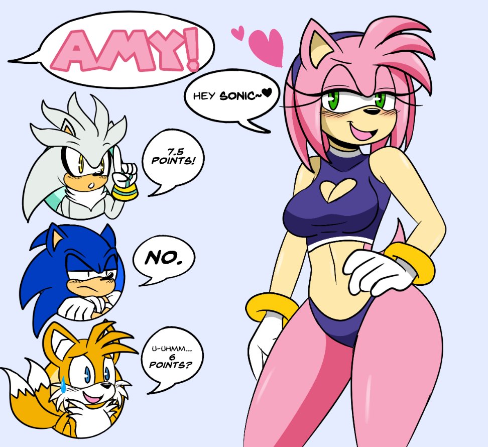 Amy Rose (Sonic (Series)) Rule 34 Image