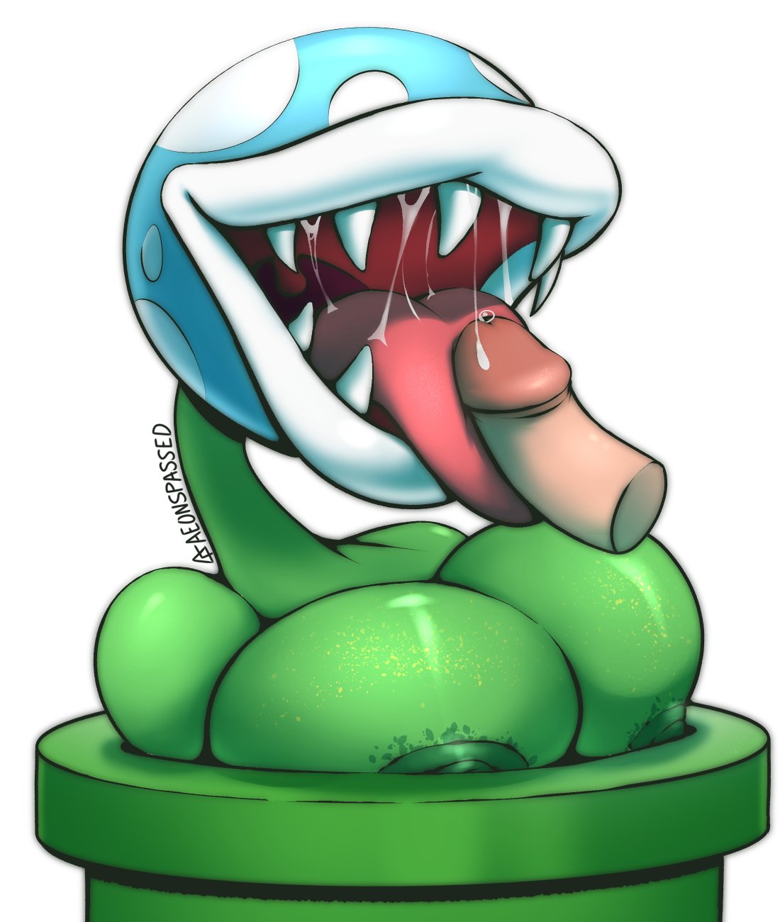 Piranha Plant (Mario (Series)) Rule 34 Image