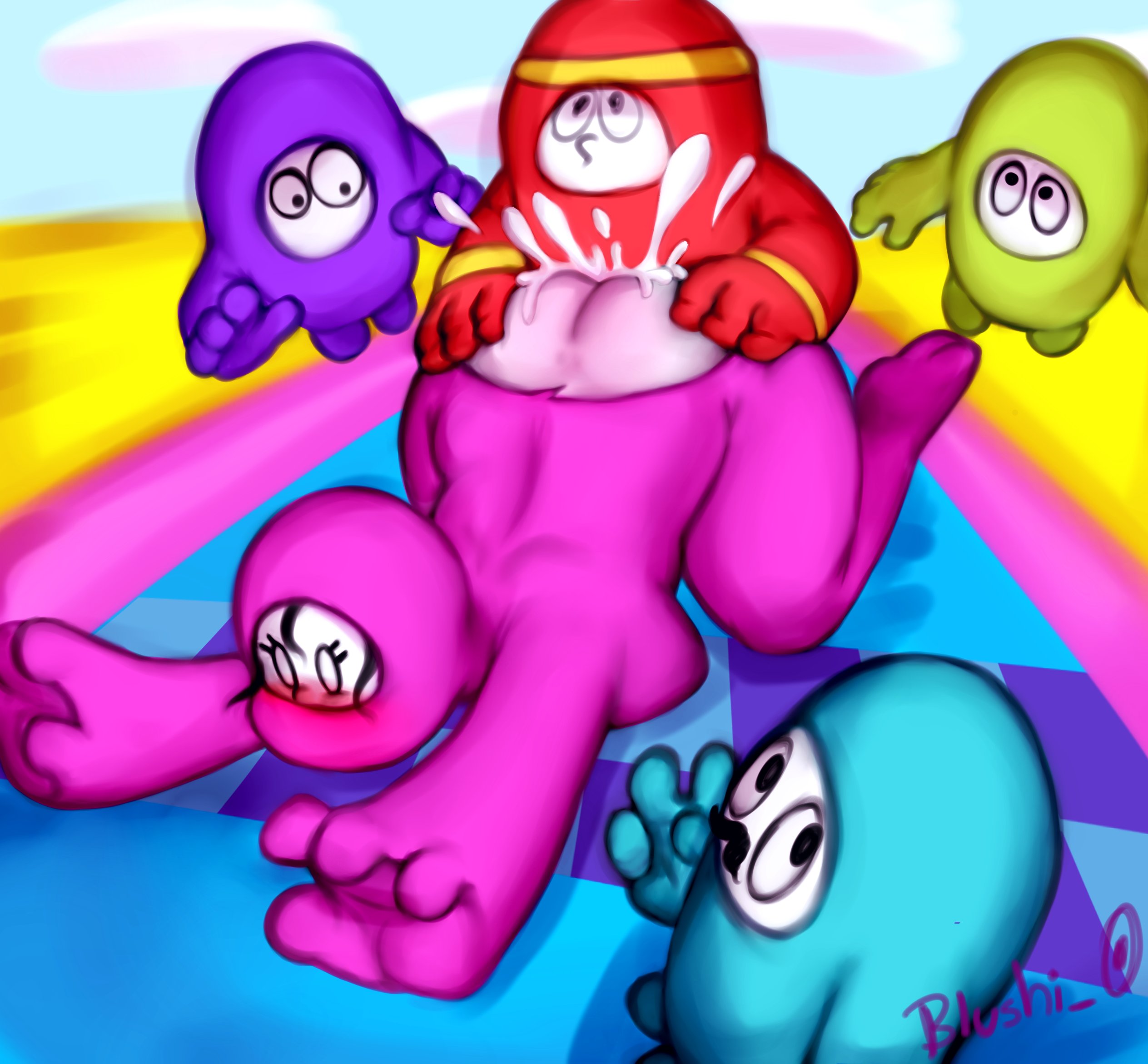 Fall Guys Rule 34 Image