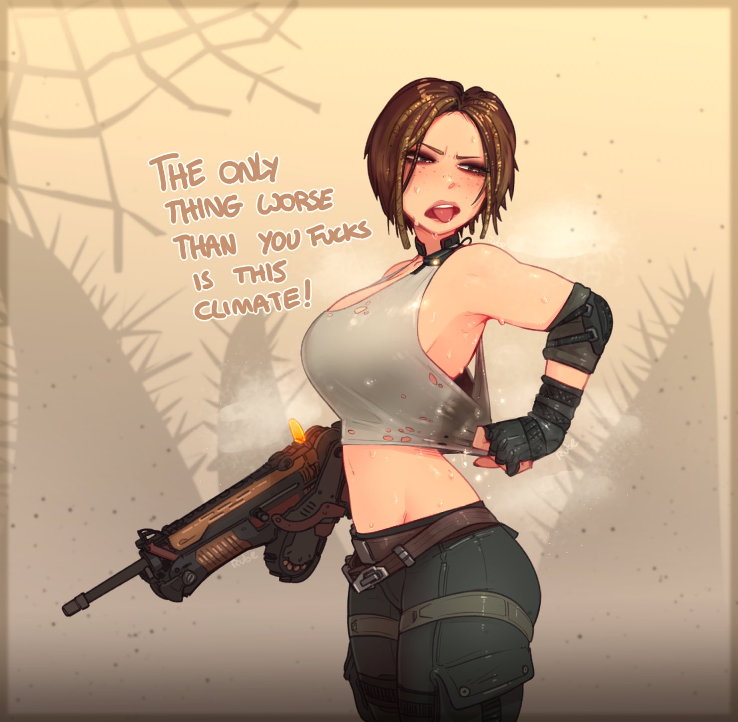Trishka Novak (Bulletstorm) Rule 34 Image