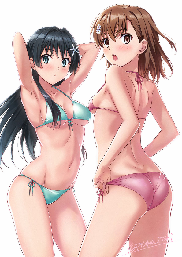 Misaka Mikoto (To Aru Kagaku No Railgun) Rule 34 Image