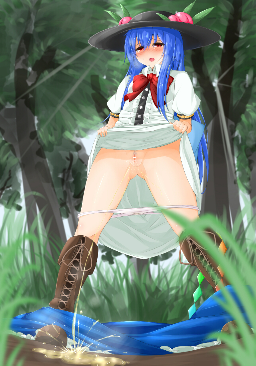 Tenshi Hinanawi (Touhou) Rule 34 Image