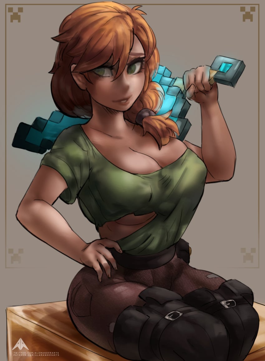 Alex (Minecraft) Rule 34 Image