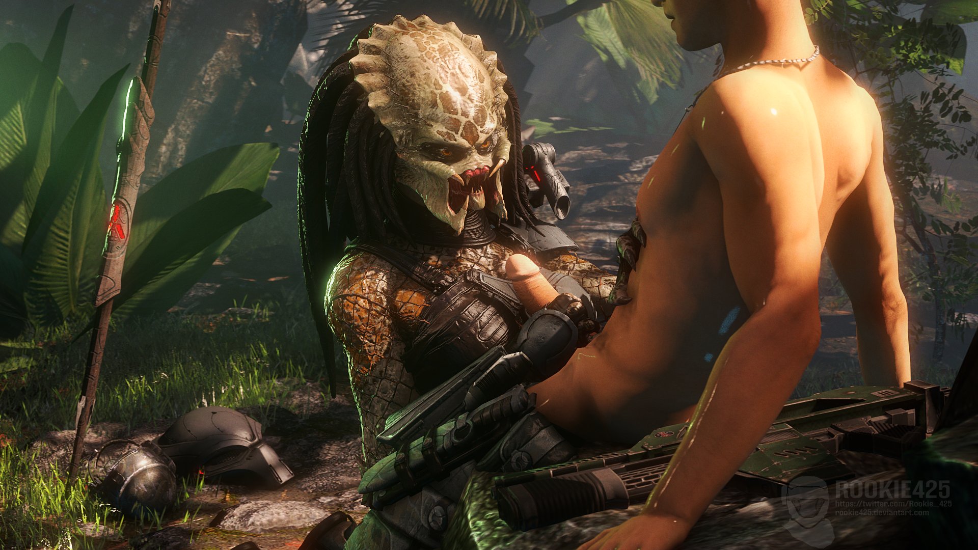 Female Yautja (Predator (Franchise)) Rule 34 Image