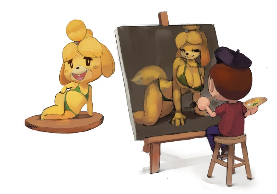 Isabelle (Animal Crossing) Rule 34 Image
