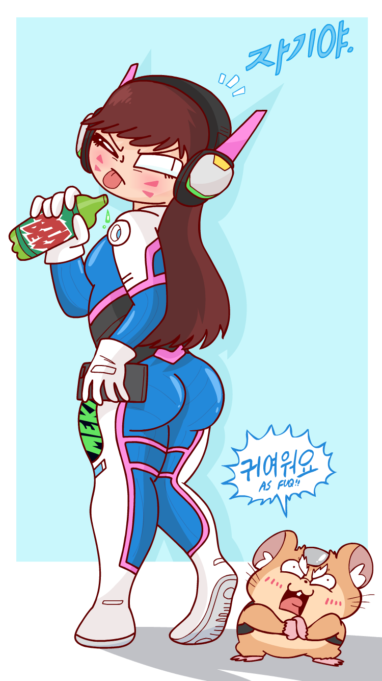 D.Va (Mountain Dew) Rule 34 Image
