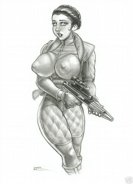 Princess Leia Organa (Star Wars) Rule 34 Image