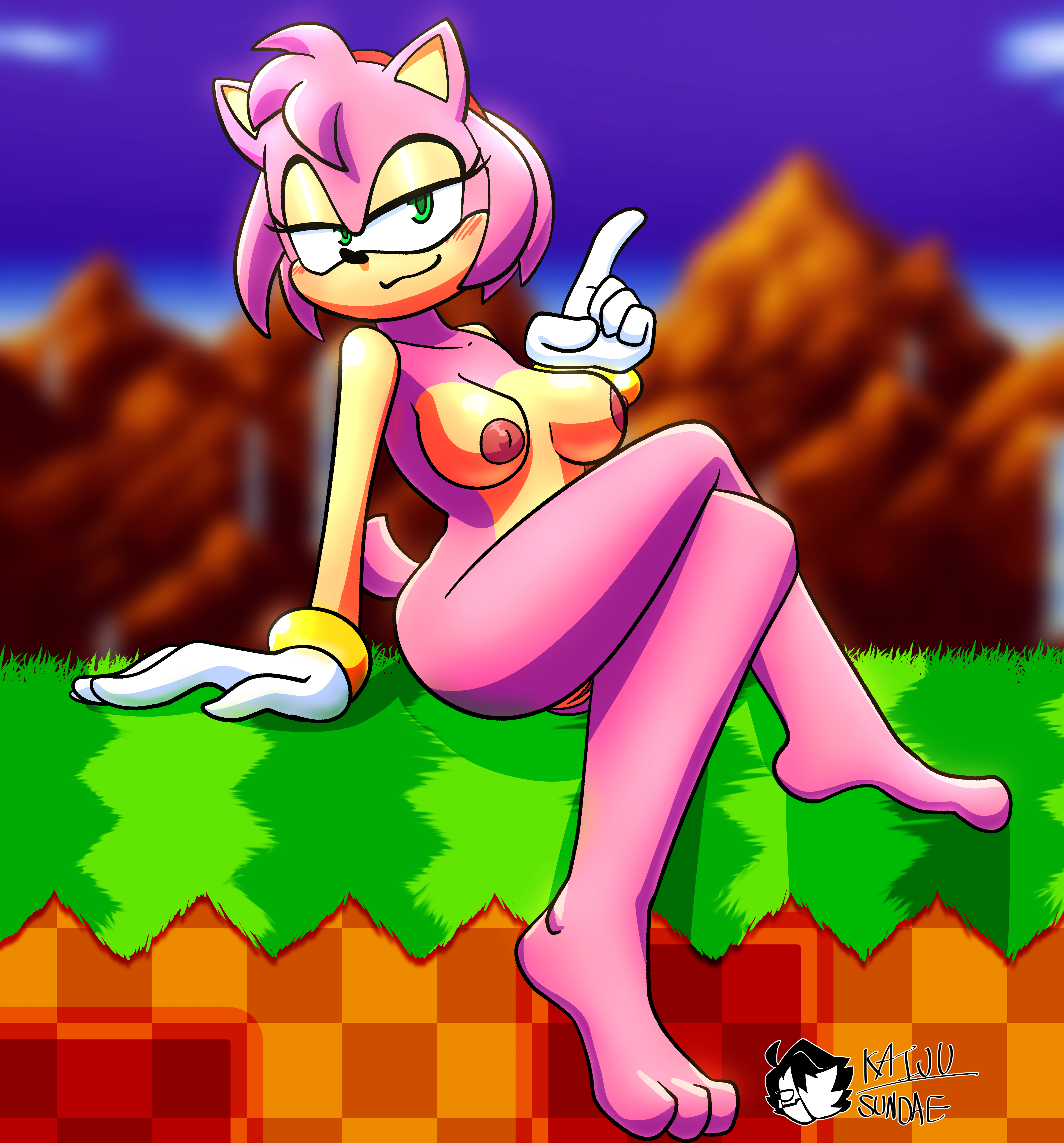 Amy Rose (Sega) Rule 34 Image