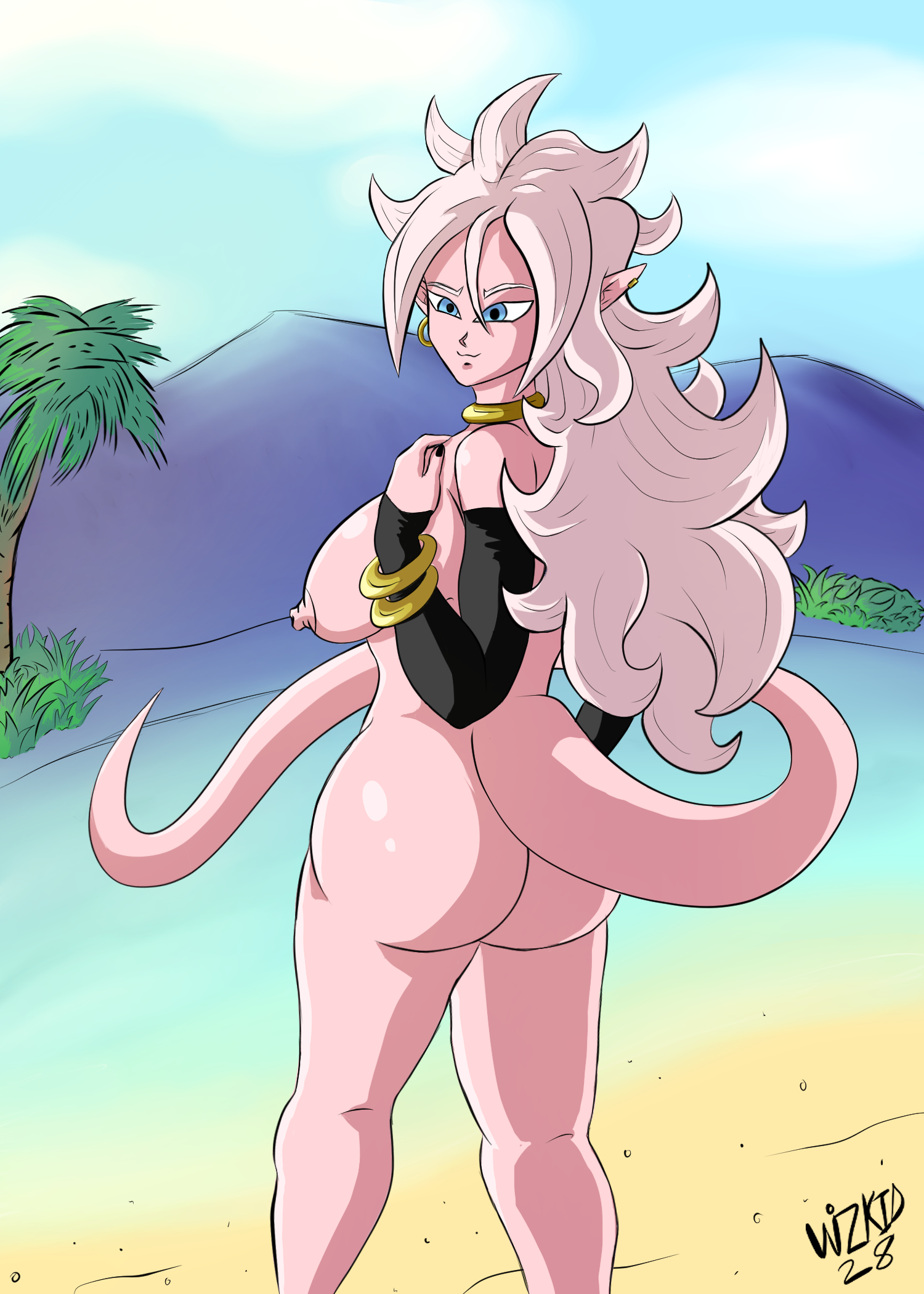 Android 21 (Dragon Ball) Rule 34 Image
