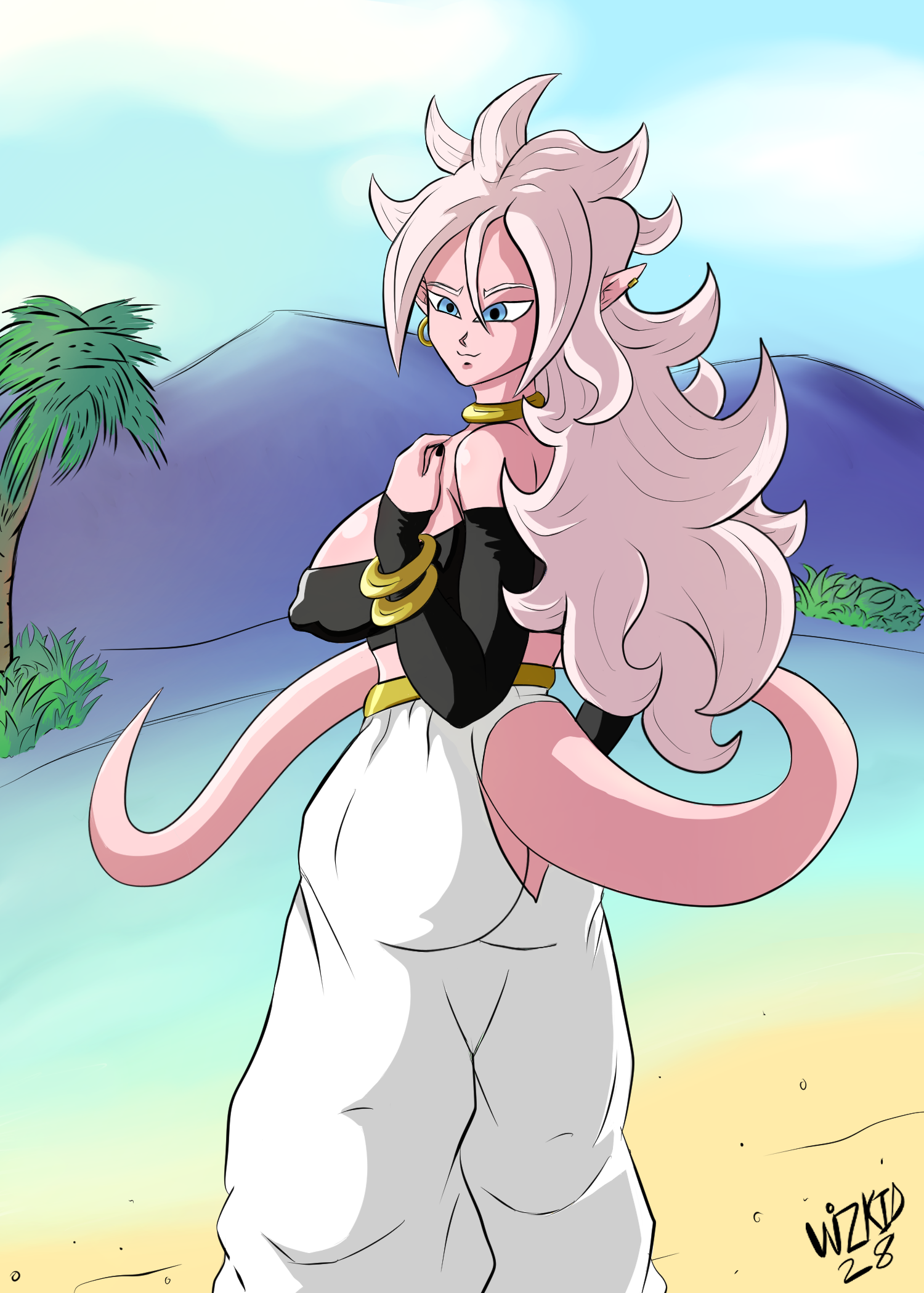Android 21 (Dragon Ball) Rule 34 Image
