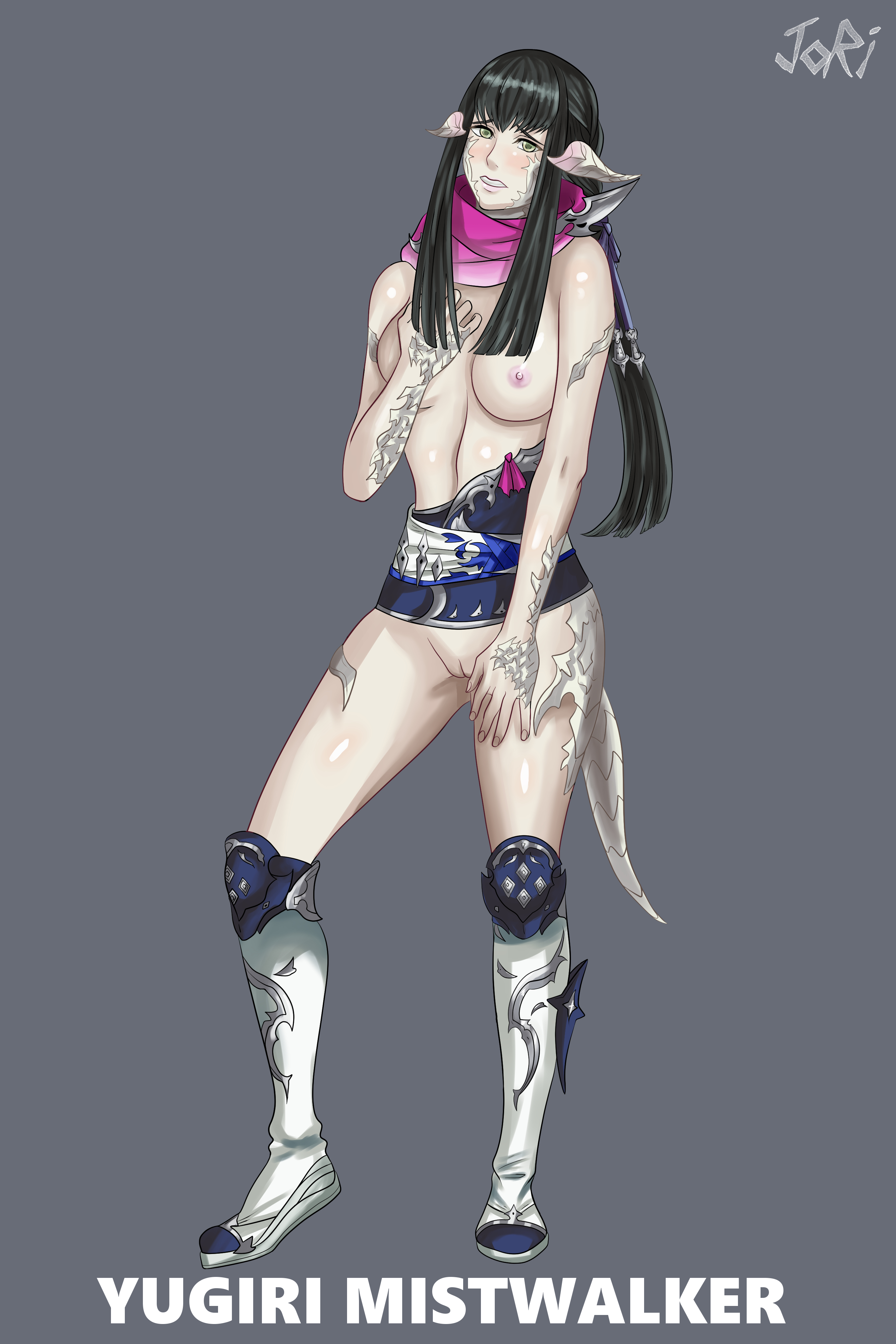 Au Ra (Final Fantasy) Rule 34 Image