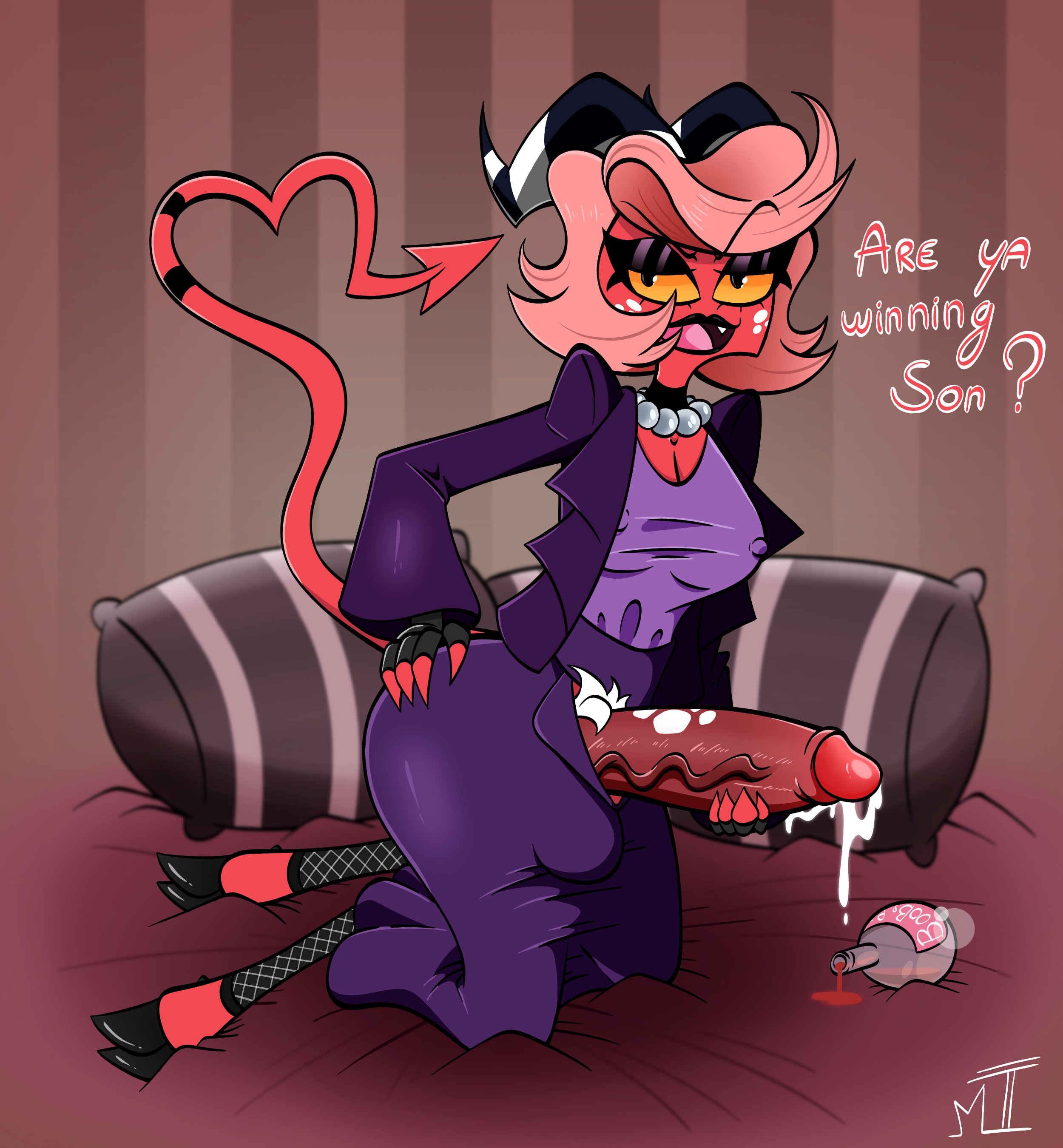 Female Moxxie (Helluva Boss) Rule 34 Image