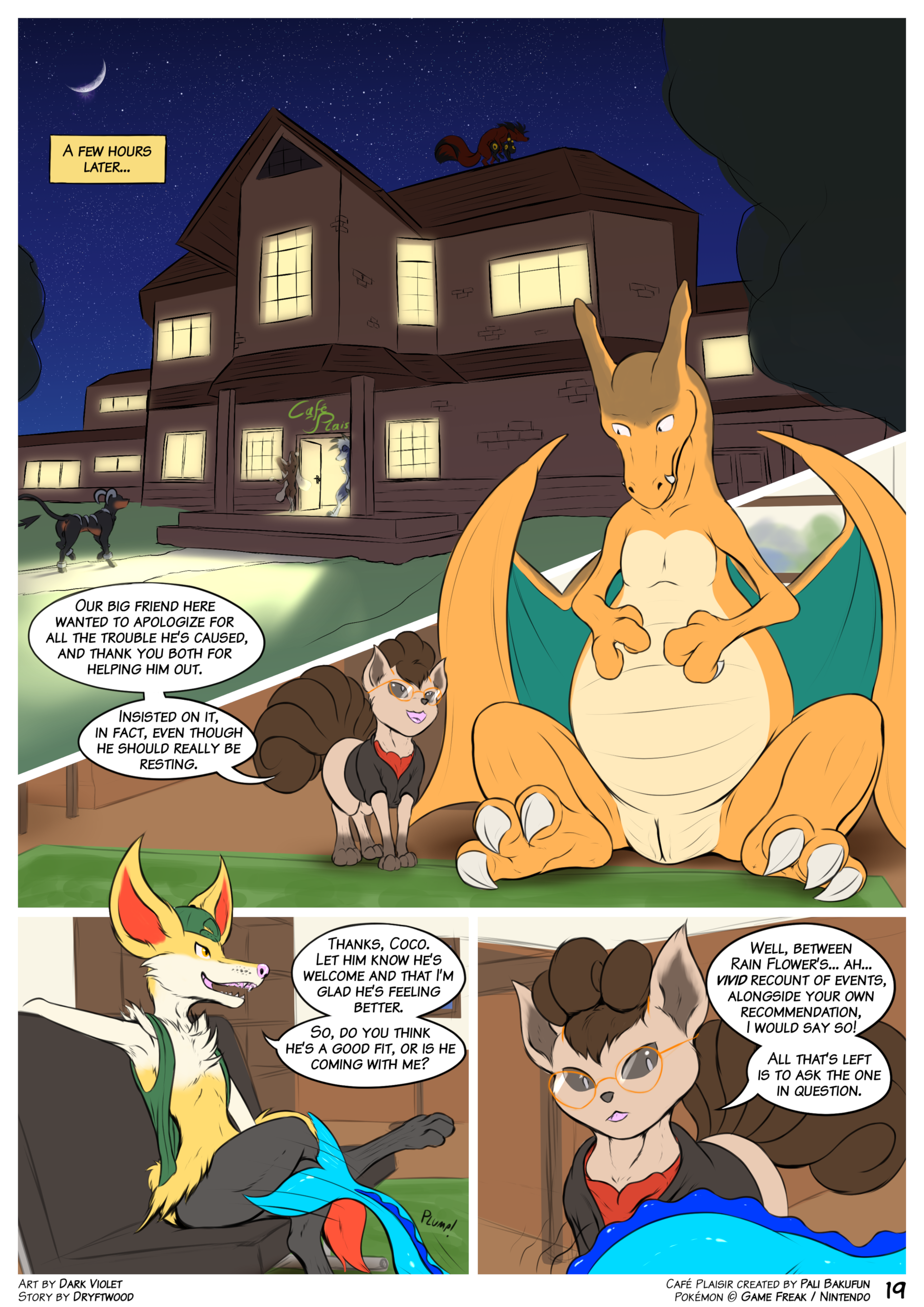 Braixen (Amber (Cafe Plaisir)) Rule 34 Image