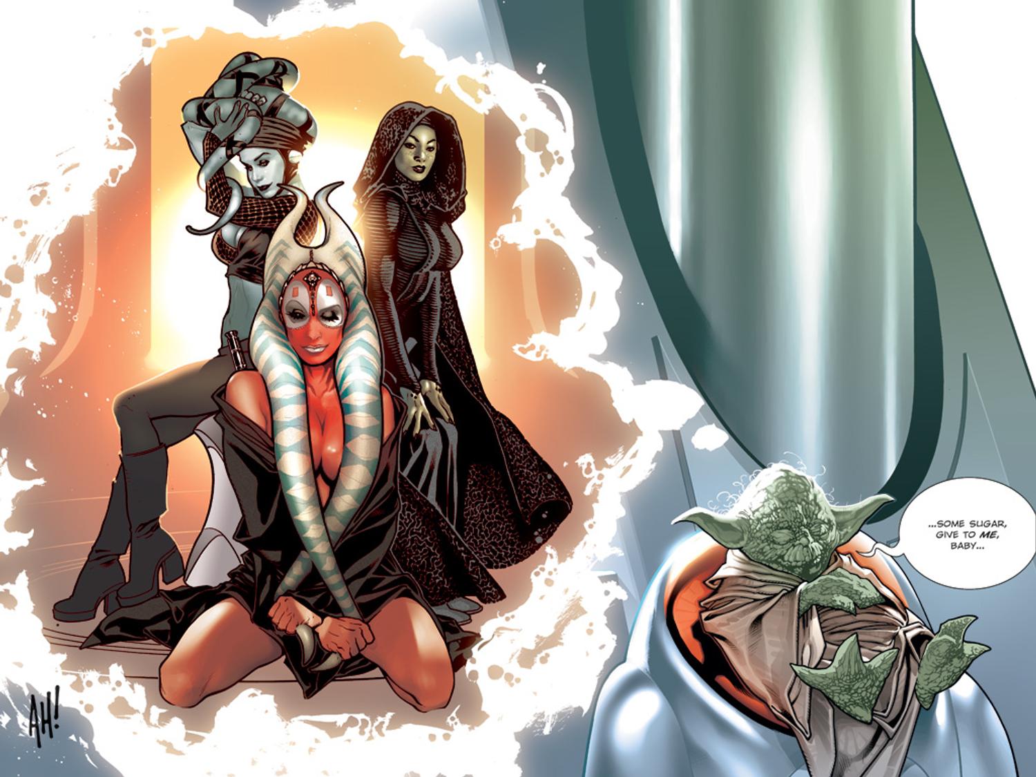 Aayla Secura (Attack Of The Clones) Rule 34 Image