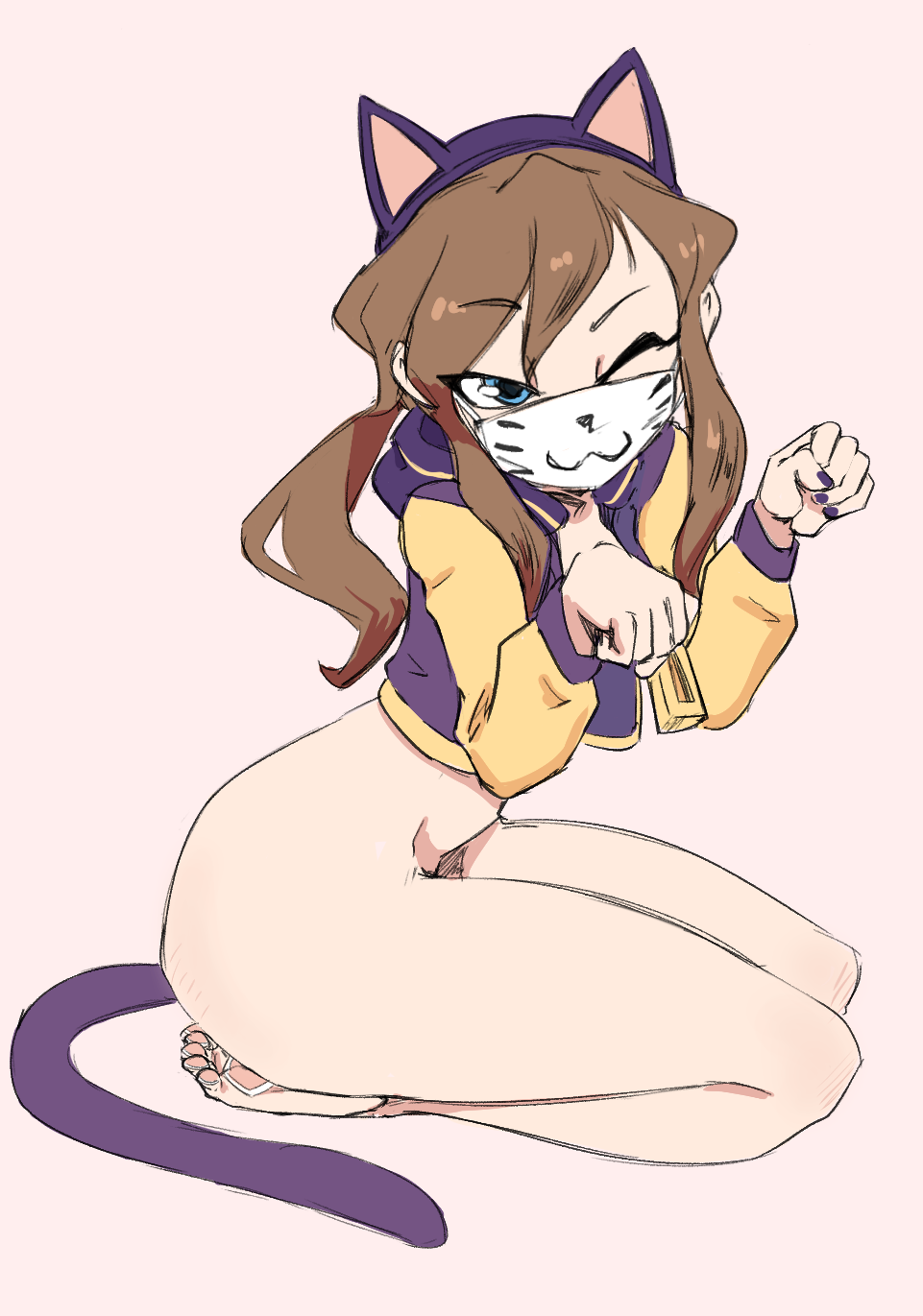 Hat Kid (A Hat In Time) Rule 34 Image