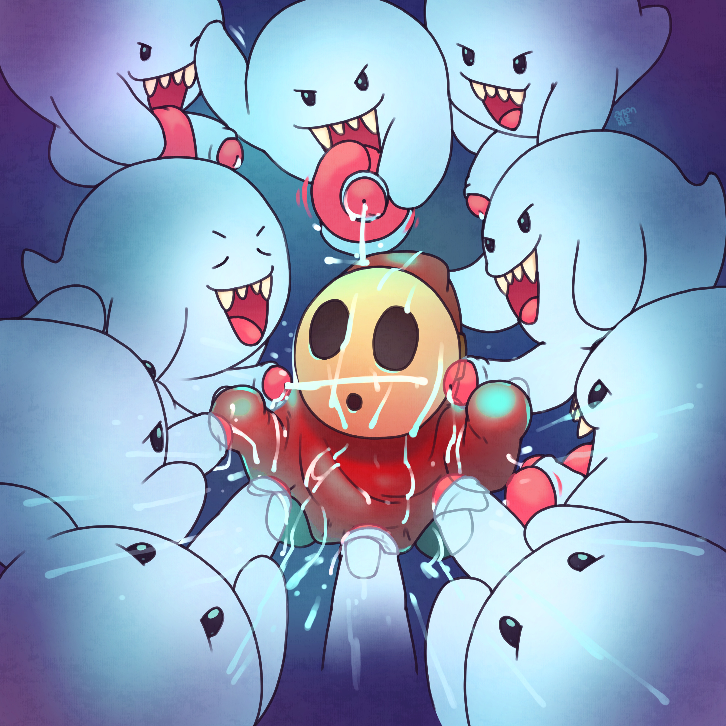 Boo (Mario) Rule 34 Image