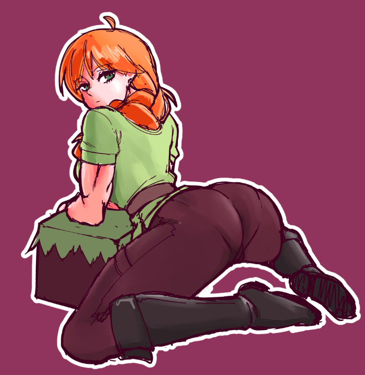 Alex (Minecraft) Rule 34 Image