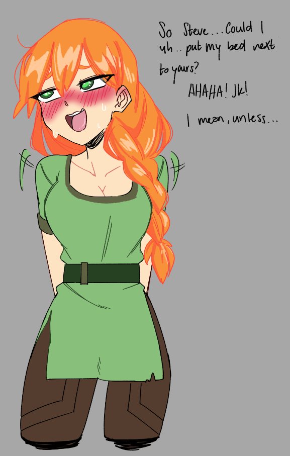Alex (Minecraft) Rule 34 Image