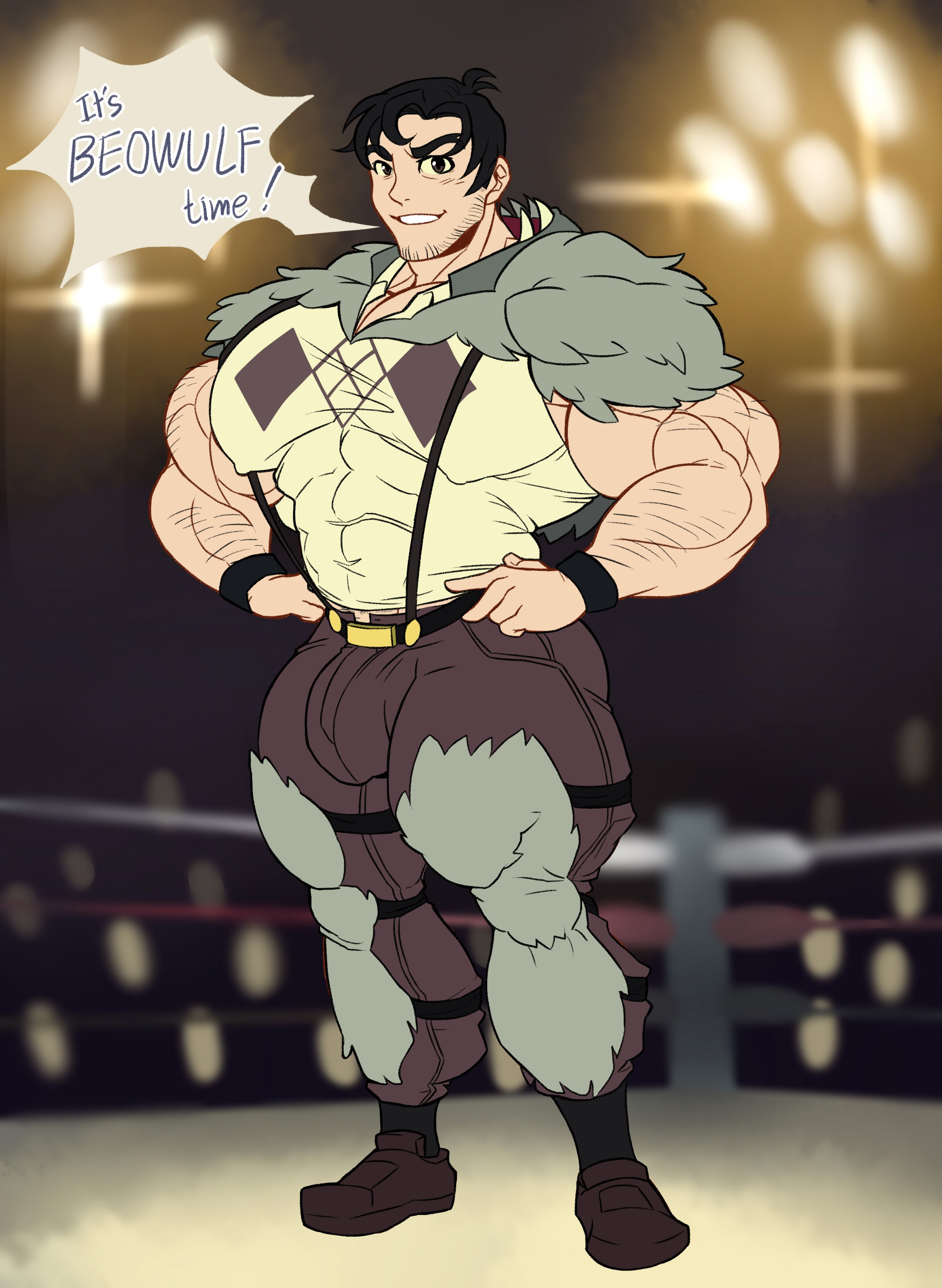 Beowulf (Skullgirls) Rule 34 Image