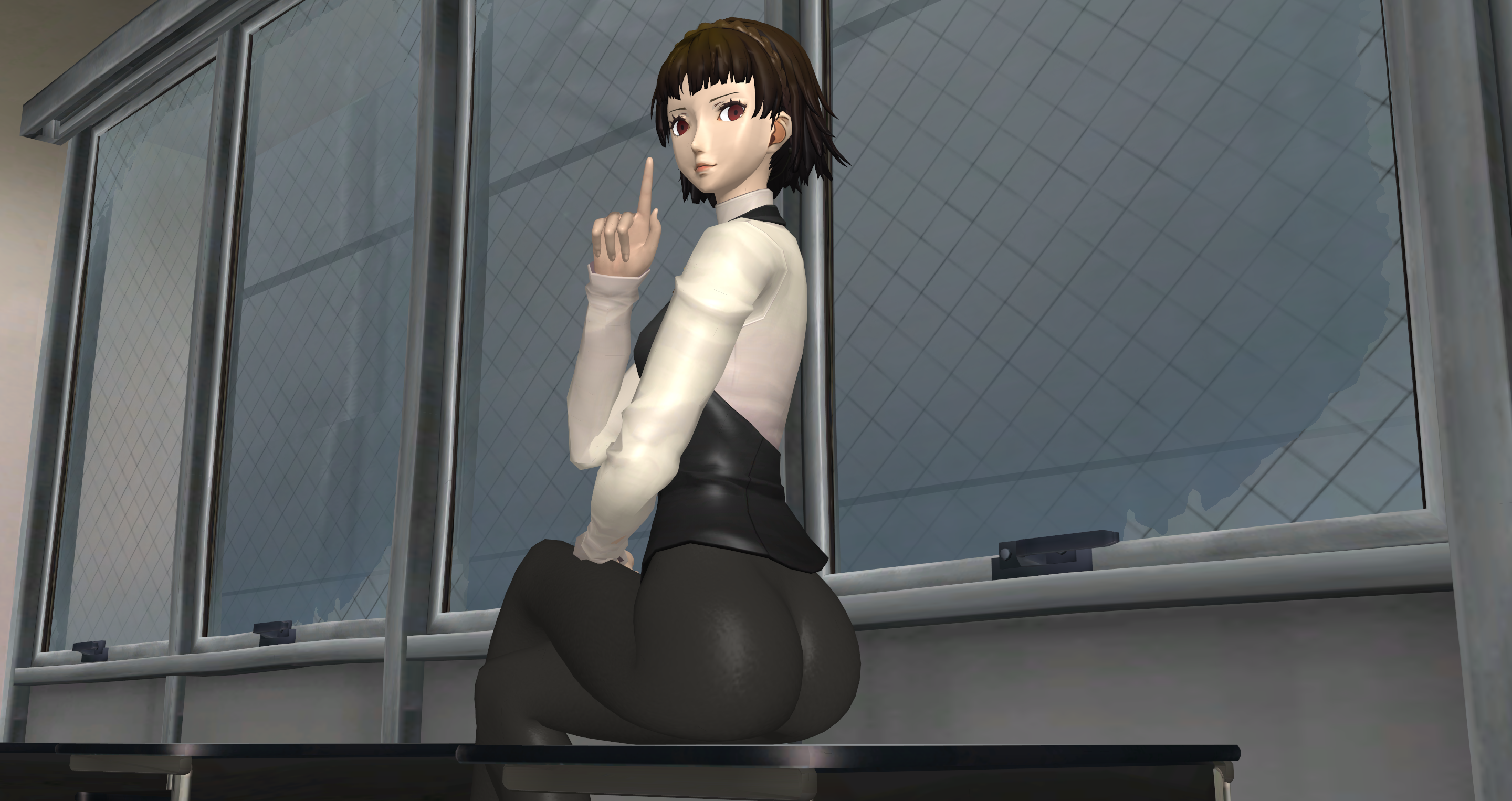 Makoto Niijima (Persona) Rule 34 Image