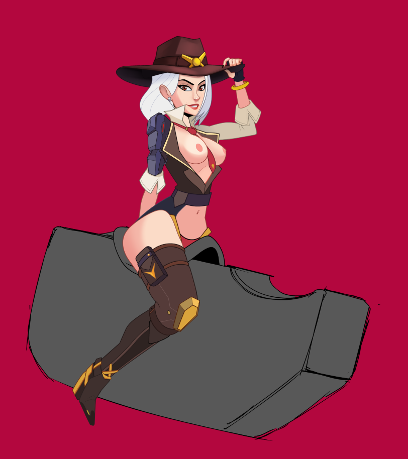 Ashe (Overwatch) Rule 34 Image