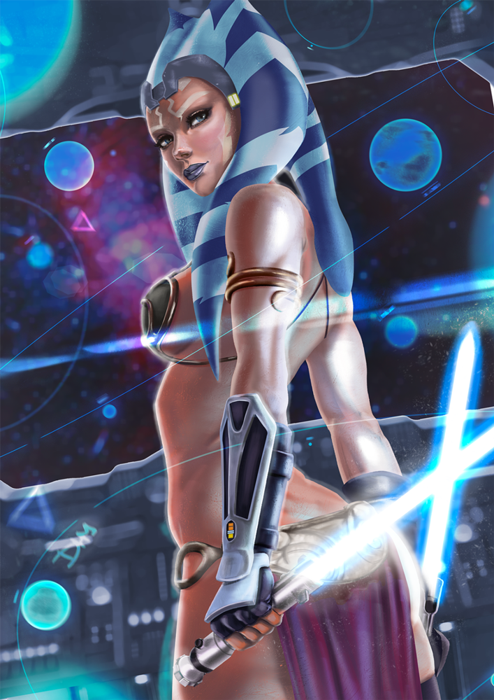 Ahsoka Tano (Star Wars) Rule 34 Image