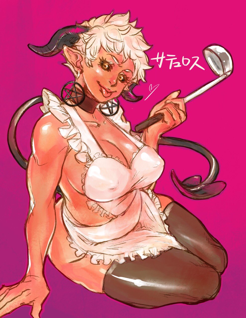 Satero (Elf-San Wa Yaserarenai) Rule 34 Image