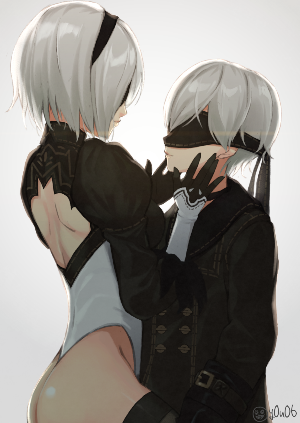 Yorha 2b (Nier: Automata) Rule 34 Image